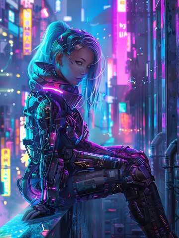 retrato-de-humanoide-feminino-futurista-com-tecnologia-avancada_23-2151666254 Cyberpunk 2077: O Futuro do Gaming Está Aqui?