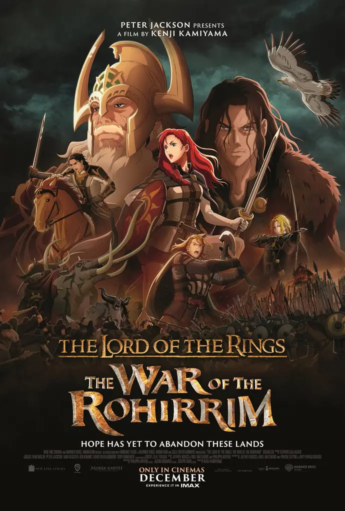 GdgPE8_WsAAeopc The Lord of the Rings: The War of the Rohirrim recebe novo poster