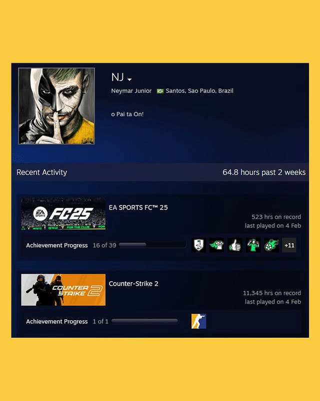 imagem_2025_02_13_094653747__004sc5xew Neymar tem mais de 11 mil horas jogadas em Counter-Strike 2